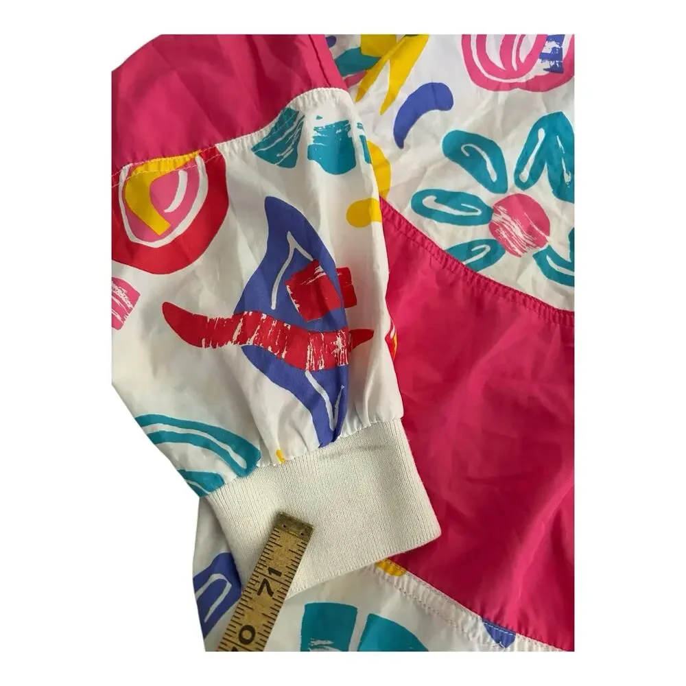 VTG Nike Elite Jacket Women’s Medium Art Abstract Lined Track‎ Wind